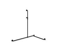 Rampe de douche Hewi System 900 900.35M33260CV 1250 x 1185 x 765 mm, version droite, noir mat profond