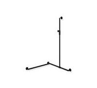 Rampe de douche Hewi System 900 900.35M33360CV 1250 x 765 x 765 mm, version gauche, noir mat profond