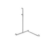 Hewi Rampe de douche System 900 900.35M36040 1250 x 800 x 800 mm, version droite, chromé