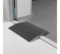 Rampe de fauteuil roulant - Capacité de charge de 300 kg en alliage d'aluminium pour portes, marchepieds de porte, fauteuil roulant, moto, vélo, poussette