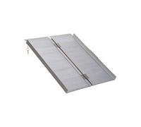 HOMCOM Rampe d'Accès Pliable Antidérapante en Aluminium pour Fauteuil Roulant Charge Max 270 Kg | Aosom France