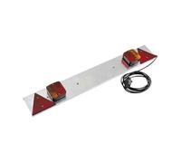 TRAILERS EQPT Plaque de Feux métal pour remorque - 1m.