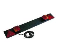 Rampe de feux remorque plastique 1m