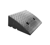 Rampe de Garage en Caoutchouc antidérapant, Rampe tronçon seuil Portable pour Fauteuil Roulant, Scooter, vélo, Moto, Voitures Basses, camions, allée, Hangar, gouttière, Quai Chargement Noir 50x27x7cm