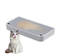 Rampe de litière pour chat | Station de litière pour chat avec fonction filtrante | Escalier antidérapant pour animaux de compagnie | Double couche avec fonction filtre | Rampe de toilette étanche |