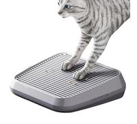 Rampe de litière pour Chats - Boîte de Rampe de Porte-Parole de Chat | Bac à Double Couche avec Fonction de Filtre Anti-Retrait | Accessoires de Chaton surélevés - escaliers extérieurs intérieurs