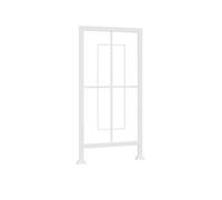 Rampe de Main Courante D'escalier Démontable Garde-corps de Grenier Intérieur de Villa Procédé de Peinture Anticorrosion Cadre en Fer Épaissi Capacité de Charge Élevée 1 Unité