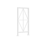 Rampe de Main Courante D'escalier Démontable Garde-corps de Grenier Intérieur de Villa Procédé de Peinture Anticorrosion Cadre en Fer Épaissi Capacité de Charge Élevée 1 Unité