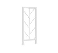 Rampe de Main Courante D'escalier Démontable Garde-corps de Grenier Intérieur de Villa Procédé de Peinture Anticorrosion Cadre en Fer Épaissi Capacité de Charge Élevée 1 Unité