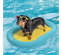 Rampe de natation pour animaux de compagnie, aide à la natation stable avec fonction de sécurité, tapis de natation léger et anti-fuite, flotteur gonflable pour animaux de compagnie