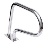 Rampe de piscine en acier inoxydable - En forme de U - Avec couvercle de poignée - Main courante de piscine - Pour piscines, spas, parc aquatique