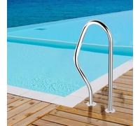 Rampe de piscine extérieure, garde-corps de piscine en acier inoxydable 304 pour terrasses, rampe d'entrée et de sortie antidérapante, poignée de sécurité pour piscine, barre d'appui pour échelle