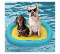 Rampe de piscine pour chien, non gonflable et pliable pour un accès facile aux piscines hors sol, supporte les animaux jusqu'à 15 kg