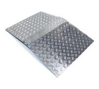 Rampe de pontage de seuil en aluminium VA146F, Idéal pour une utilisation sur les seuils de porte - 110x700x1000mm