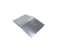 Rampe de pontage de seuil en aluminium VA146F, Idéal pour une utilisation sur les seuils de porte - 110x700x1000mm