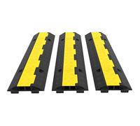 Rampe de Protection de Câble-Duoku-3 Paquets Double Canal-11000lbs par Essieu Revêtement de Sol Modulaire pour Tuyaux