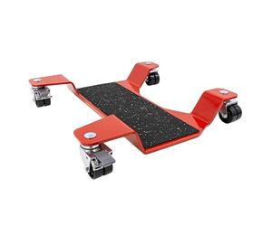 Rampe de rangement de moto universel pour Principal Support plaque de triage Chariot de triage 320 kg Rouge