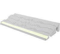 Rampe de robot de balayage en plastique portable pour portes intérieures 4,5 cm de hauteur, belle finition