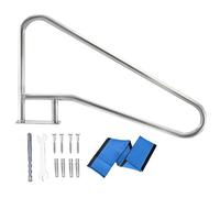 Rampe de sécurité pour piscine Rampe de piscine Rampe de piscine Rampe de piscine Rampe de piscine pour piscine creusée, Rampe de sécurité pour piscine en acier inoxydable avec accessoires de montage