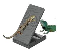 Rampe de selsification des reptiles - 3,66x7,40 pouces étapes de dragons barbus pour terrarium, pas d'escalade avec zone de repos réglable en hauteur, rampes de lézard pour enclos de réservoir, camélé