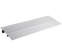 Rampe de seuil 30,9 x 86,4 x 5,1 cm - Rampe pour fauteuil roulant - 362,8 kg de capacité de charge - Alliage d'aluminium - Rampe de trottoir - Conception modulaire - Antidérapant - Rampe en aluminium
