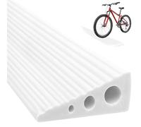Rampe de Seuil 3cm 500kg 100x7cm Blanc pour Fauteuil et Robot Aspirateur