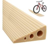 Rampe de Seuil 3cm 500kg 100x7cm Kaki pour Fauteuil et Robot Aspirateur