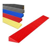 Rampe de seuil antidérapante, rampes portables de 5 à 10 cm for fauteuils roulants, tapis d'escalier intérieur découpable, solution portable et durable for les marches et bordures de porte, for robots