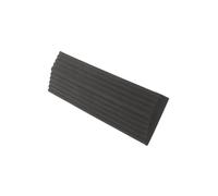 Rampe de seuil compacte for tapis d'escalade for robot balayeuse, rampe de transition sans marche, rampe de seuil domestique, petit tapis de marche en plastique(Black,60cm/24in)