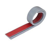 Rampe de seuil de porte - 90 x 7,5 x 1 cm / 1,5 cm / 2 cm - En PVC - Pour fauteuil roulant, déambulateur ou scooter - Gris - 2 cm