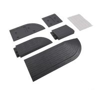 Rampe de seuil de porte compacte pour DJI pour ROMO S A P s'adapte aux espaces étroits tout en prenant en charge la circulation des robots et des fauteuils roulants sur le sol