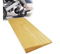 Rampe De Seuil De Porte en Bois, Rampe De Seuil pour Trottoir, Utilisable comme Rampe D'accès pour Fauteuil Roulant Ou Aspirateur Robot.