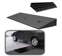 Rampe de seuil de Porte, Rampe de Trottoir, Bordure de Voiture Portable, antidérapante, Hauteur 4/5/6/8/10/12/14/15/16 cm, pour allée, Quai de Chargement (100 x 38 x 16 cm / 39,4 x