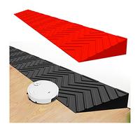 Rampe de Seuil de Rampe de Bordure D'intérieur, 2 À 6,5 Cm de Haut Ménage Marches Antidérapantes Rampes Porte pour Vélo Fauteuil Roulant Nettoyage Robot Garage Entrepôt