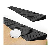 Rampe de Seuil de Rampe de Bordure D'intérieur, 2 À 6,5 Cm de Haut Ménage Marches Antidérapantes Rampes Porte pour Vélo Fauteuil Roulant Nettoyage Robot Garage Entrepôt
