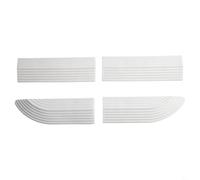 Rampe de seuil de robot de nettoyage pour franchir sans couture sur les seuils de porte avec compatibilité avec ECOVACS, Yunzhijia et aspirateurs similaires (hauteur 1,6 cm, blanc)