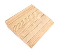 Rampe de Seuil en Bois Beige Antidérapante pour Robot de Balayage | Surface Rainurée, Résistante à L’usure Chocs, Aide à Franchir les Marches, Usage Maison ou Travail