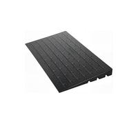 Rampe De Seuil En Caoutchouc 10,2cm Entrée Coudée En Caoutchouc Capacité 1000kg