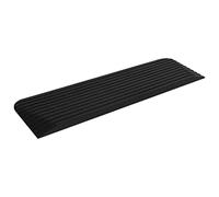 Rampe de seuil en caoutchouc - 110 x 32 x 3,8 cm - Antidérapant - Pour fauteuils roulants, déambulateurs, scooters - Capacité de charge de 5 tonnes - Durable - Sans danger pour le parking, les