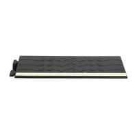 Rampe de Seuil en Caoutchouc Noir pour Portes, Antidérapante | Sols et Seuils de Porte, Usage Intérieur, Aide à Franchir les Marches, Noir