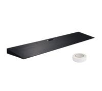 Rampe de seuil en caoutchouc plein - Rampe de seuil jusqu'à 15 tonnes - Rampe de trottoir 90x20x3cm - Rampe pour fauteuil roulant avec ruban adhésif double face - Rampe d'accès Rampe en caoutchouc Mêm