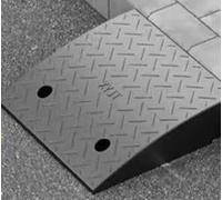 Rampe de seuil en caoutchouc robuste for une hauteur de 10 à 20 cm | Rampes de trottoir for allée, moto, vélo(50x50x19cm)