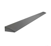 Rampe de seuil flexible en silicone pour robots de balayage parfaite pour éviter les glissements dans les zones résidentielles et commerciales (gris)