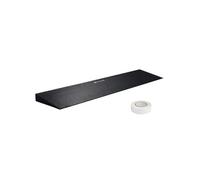 VEVOR Rampe de Seuil Hauteur 3 cm Rampe Trottoir Découpable Caoutchouc Charge 15 t Rampe Accès Fauteuil Roulant Largeur 90 cm Antidérapante Bande Adhésive Double Face pour Entrée Porte Salles de Bain