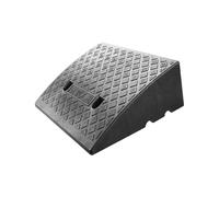 Rampe de seuil Portable pour Fauteuil Roulant, Scooter, vélo, Moto, Voiture, Camion, allée, Garage, Trottoir, Chargement de Chargement, rampes de Bordure en Plastique Robustes Noir 50x27x7cm