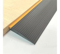 Rampe de Seuil Trottoir Découpable Caoutchouc Rampe Accès Fauteuil Roulant Antidérapante Bande Adhésive Double Face for Entrée Porte Salles de Bain(Black+Yellow,5m-1.5cm rise)