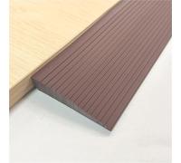 Rampe de Seuil Trottoir Découpable Caoutchouc Rampe Accès Fauteuil Roulant Antidérapante Bande Adhésive Double Face for Entrée Porte Salles de Bain(Coffee,5m-1.5cm rise)