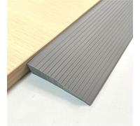 Rampe de Seuil Trottoir Découpable Caoutchouc Rampe Accès Fauteuil Roulant Antidérapante Bande Adhésive Double Face for Entrée Porte Salles de Bain(Gray,5m-1.5cm rise)