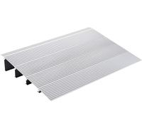 Rampe de seuil VEVOR 56,3 x 86,4 x 10,2 cm Rampe pour fauteuil roulant 362,8 kg de capacité de charge Rampe d'accès en alliage d'aluminium Rampe de trottoir design modulaire Rampe de seuil antidérapan
