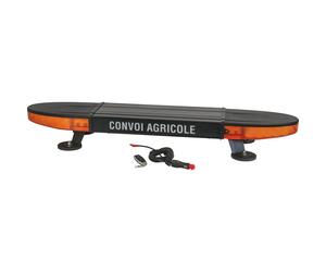 Rampe de signalisation LED 12/24V 100cm magnétique rechargeable SODIFLASH - 16950